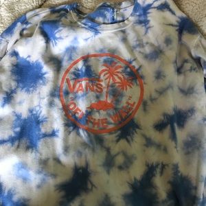 vans tie dye sweater